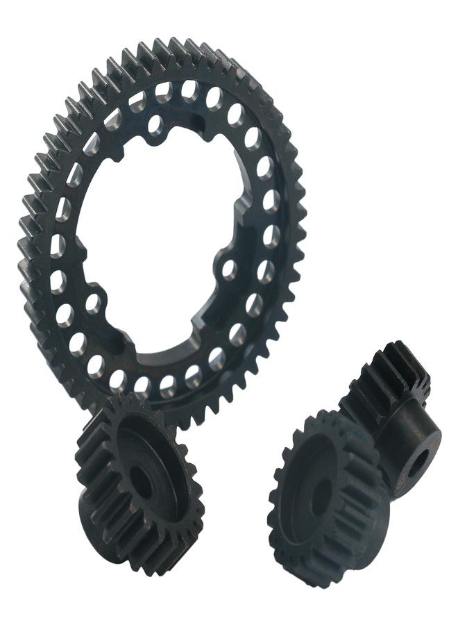 POLANTA 54T 1 Mod Hardened Steel Spur Gear with 18T+20T+22T Motor Pinion Gear for Traxxas 1/5 X-Maxx 1/7 XO-1 1/10 Maxx 1/10 E-REVO 2.0 VXL, Replace 6447 (54T) - Image 4